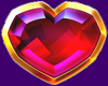 Slots up logo - ruby heart
